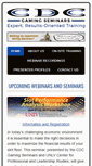 Mobile Screenshot of cdcgamingseminars.com